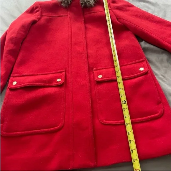 J.Crew Red Chateau Parka Wool-blend Coat 6 - Picture 5 of 10